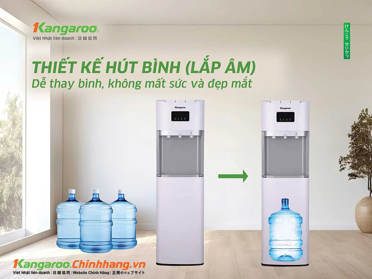 Cây nước nóng lạnh Kangaroo KGWD03B1D