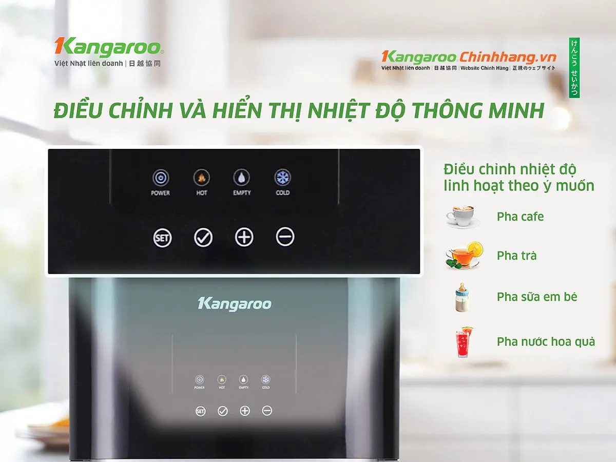 Cây nước nóng lạnh Kangaroo KGWD03BT1D