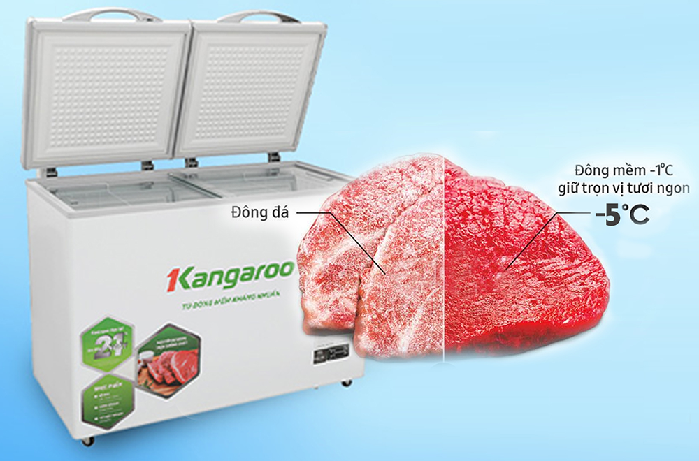 Tủ đông mềm Kangaroo KG399DM1