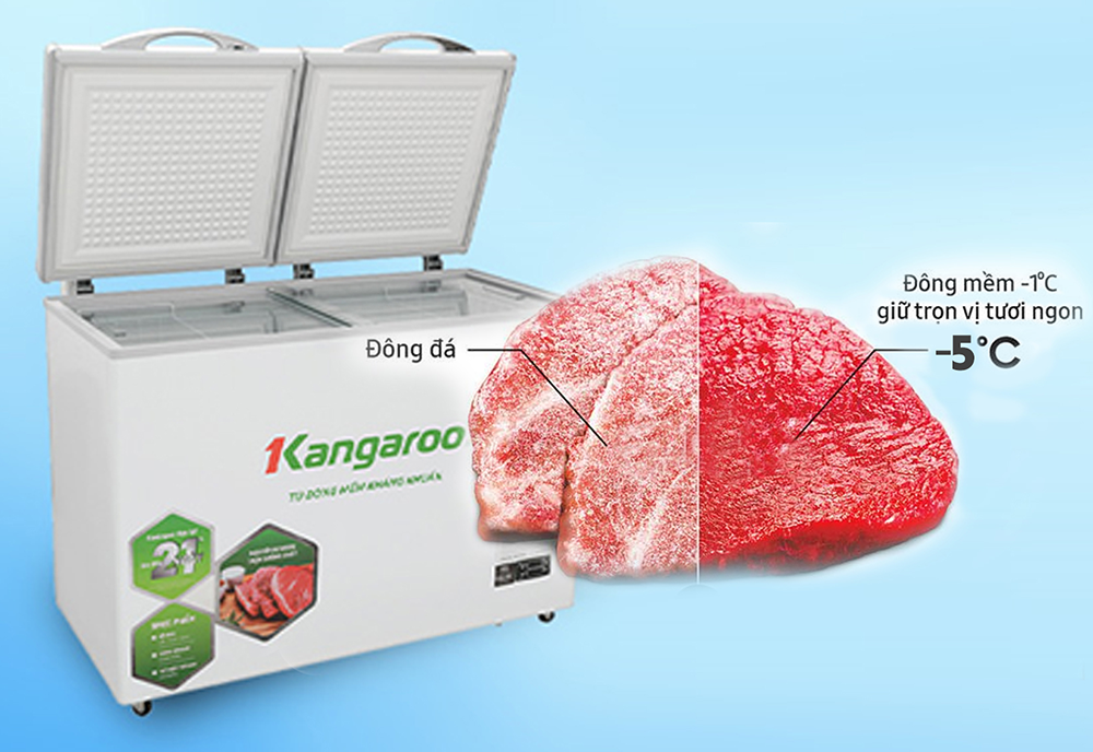 Tủ đông mềm Kangaroo KG400DM2