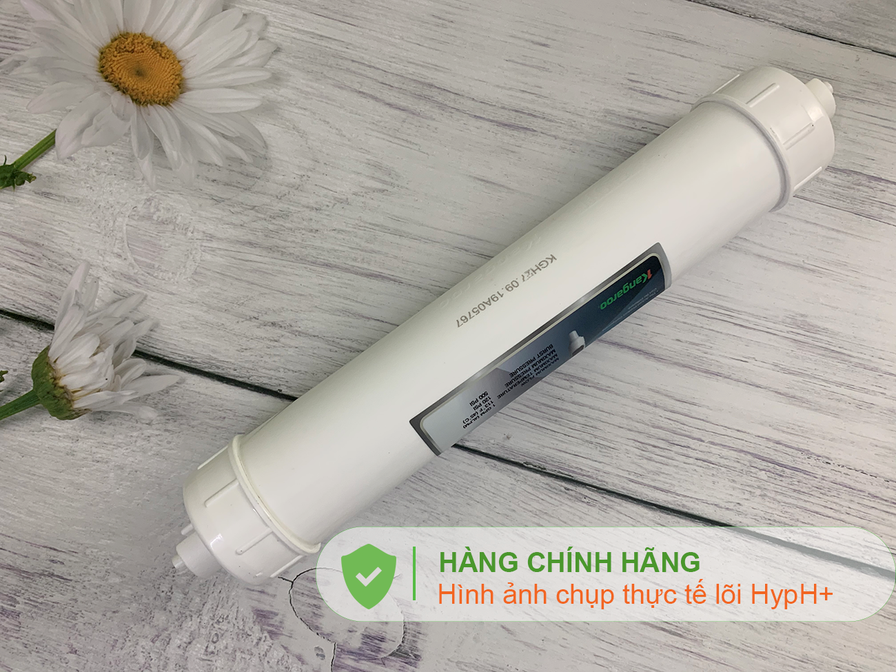 Hình ảnh thực tế Lõi lọc nước Kangaroo Hydrogen số 7 HypH+ (HP)