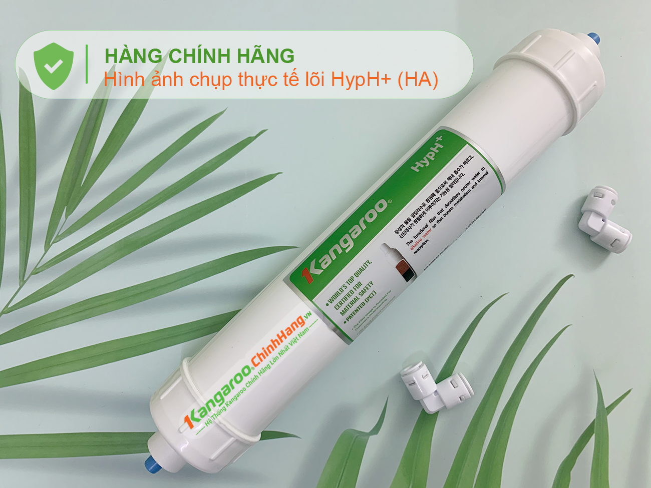 Hình ảnh thực tế Lõi lọc nước Kangaroo Hydrogen số 7 HypH + (HA)
