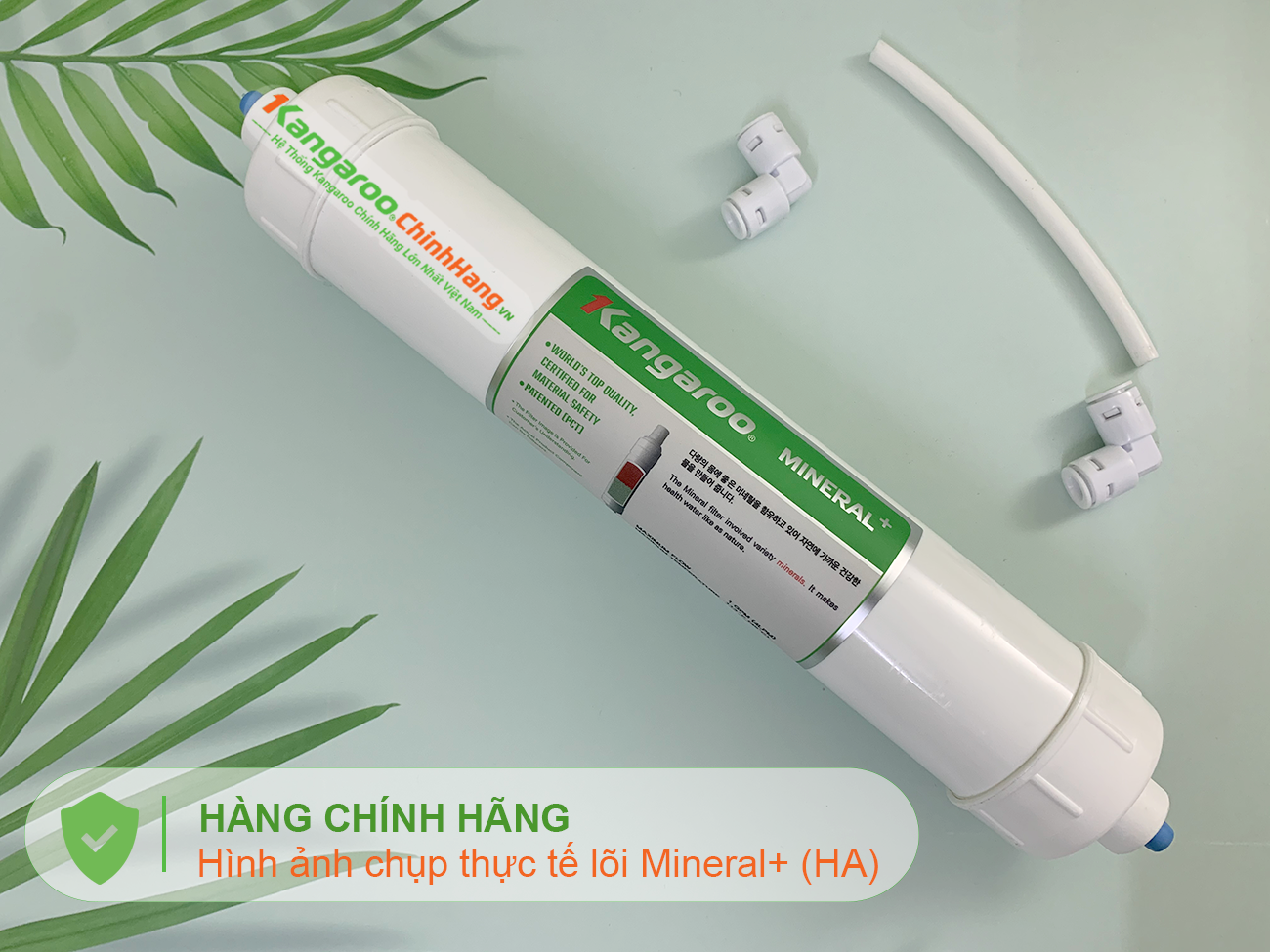 Hình ảnh thực tế Lõi lọc nước Kangaroo Hydrogen số 8 Mineral + (HA)