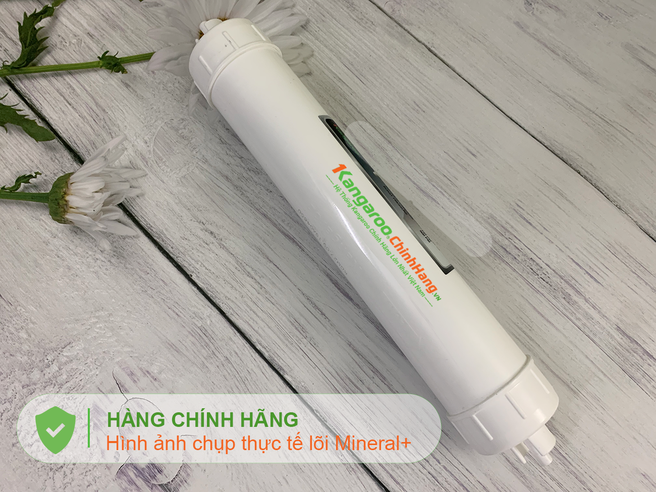 Hình ảnh thực tế Lõi lọc nước Kangaroo Hydrogen số 8 Mineral + (HP)