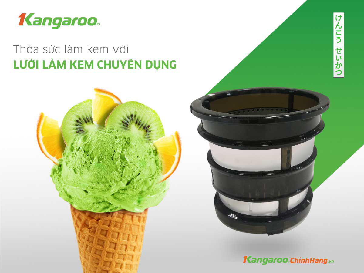 Máy ép chậm Kangaroo KG200SJF 
