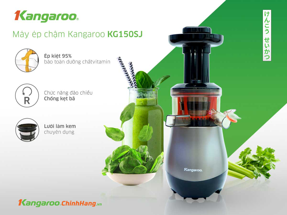 Máy ép chậm Kangaroo KG150SJ