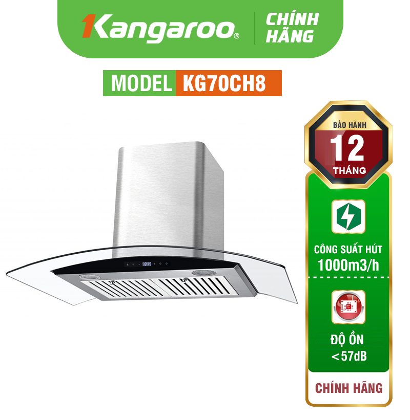 Máy hút mùi Kangaroo KG70CH8