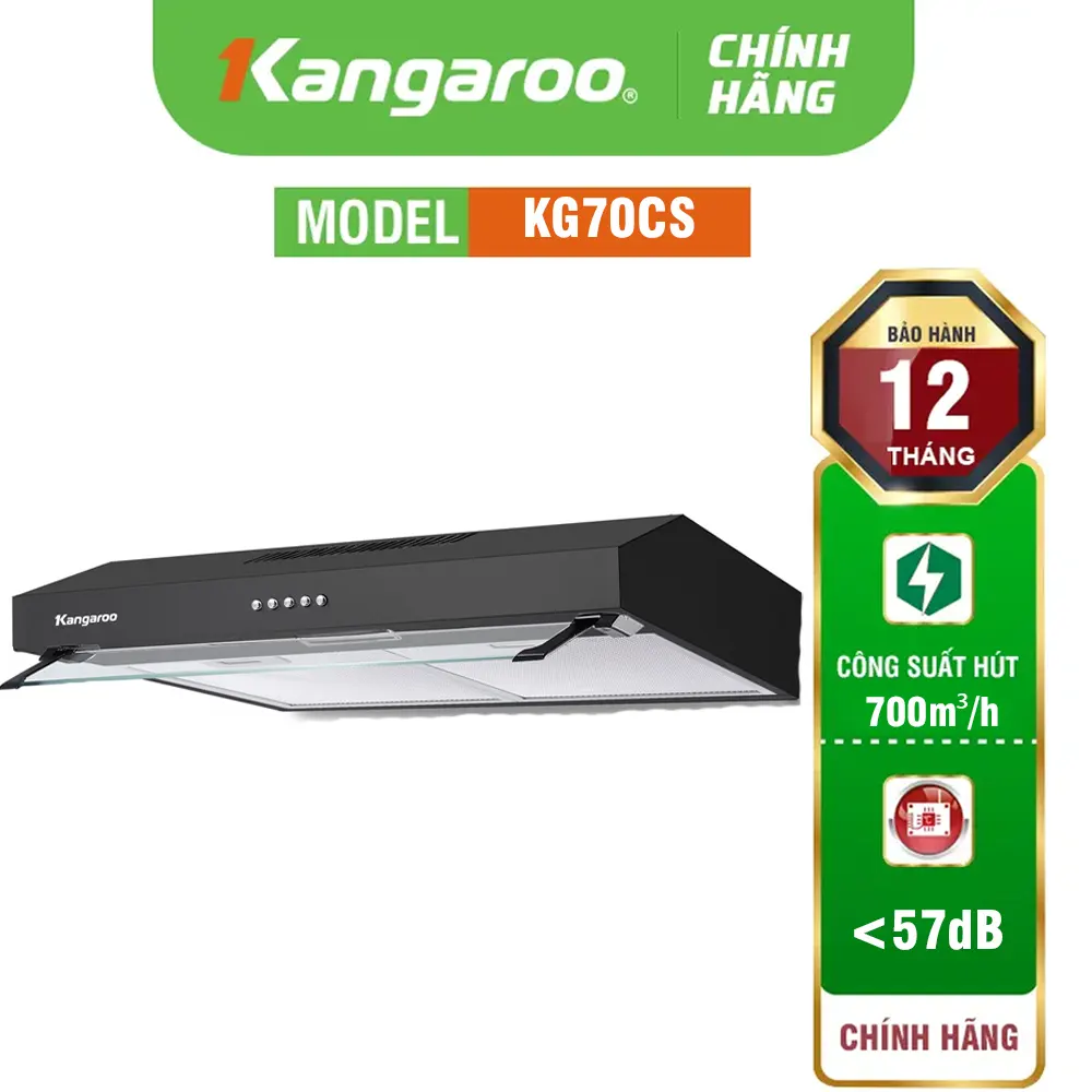 Máy hút mùi Kangaroo KG70CB
