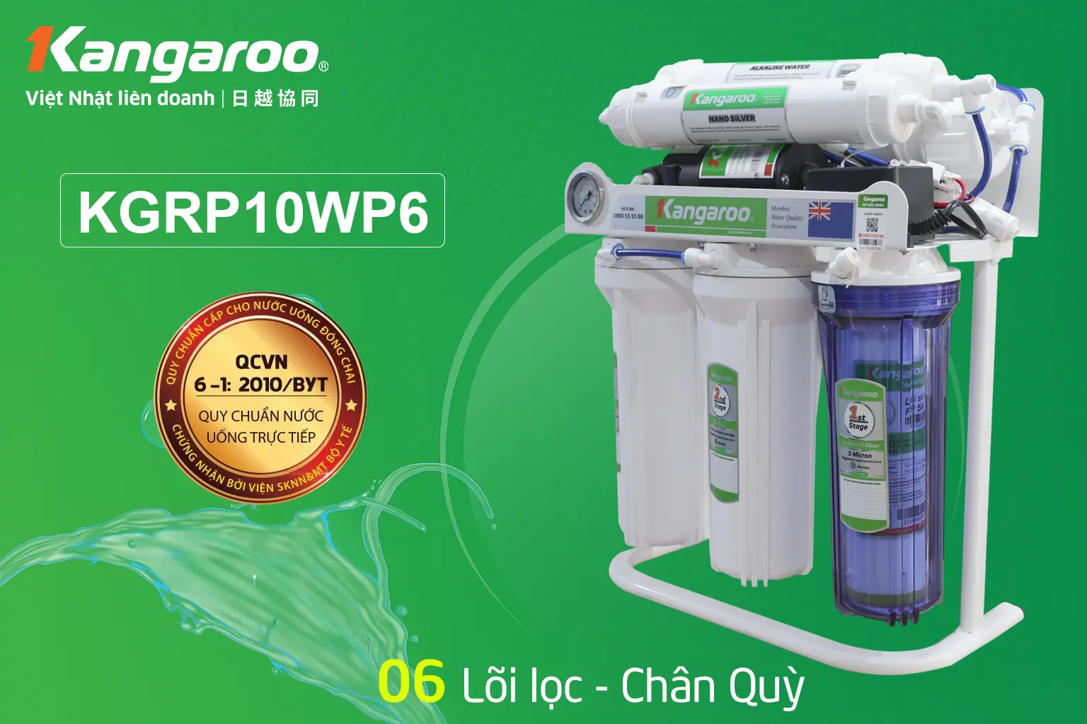 Máy lọc nước Kangaroo KGRP10WP6