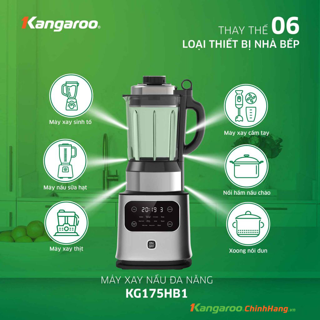 Máy xay nấu đa năng Kangaroo KG175HB1