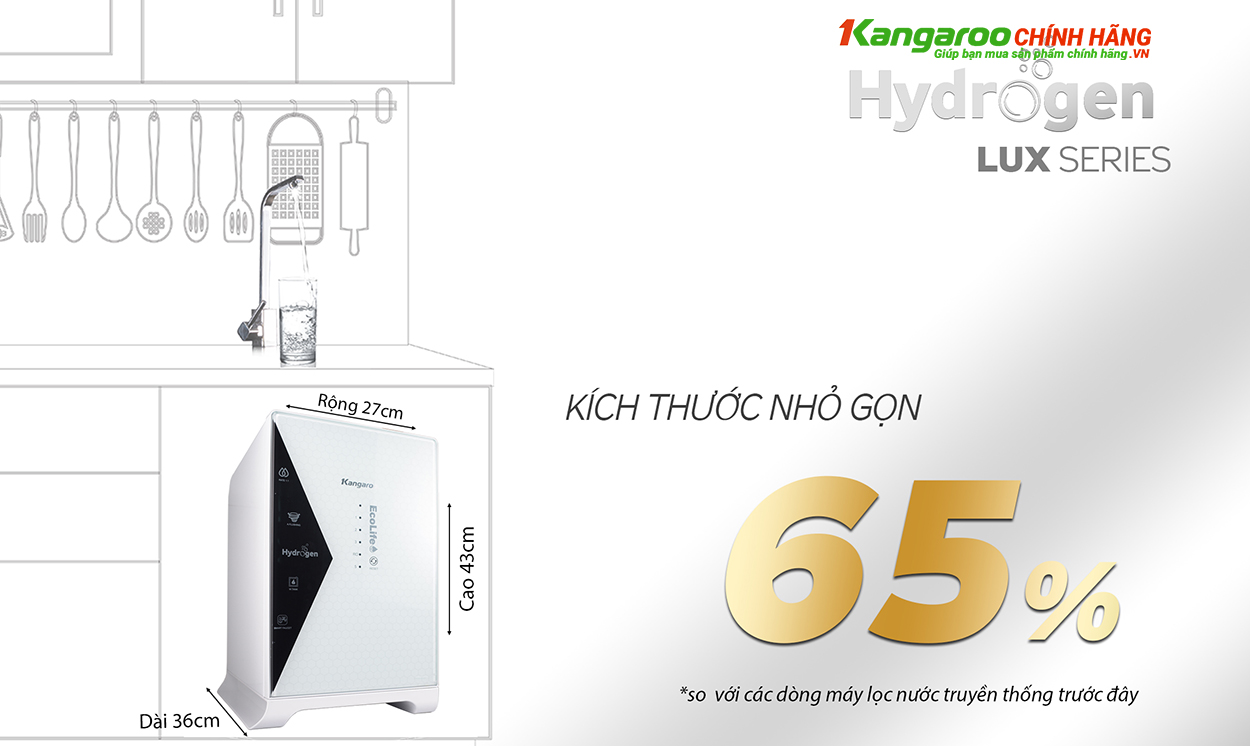 Máy lọc nước Kangaroo Hydrogen KG100HU+