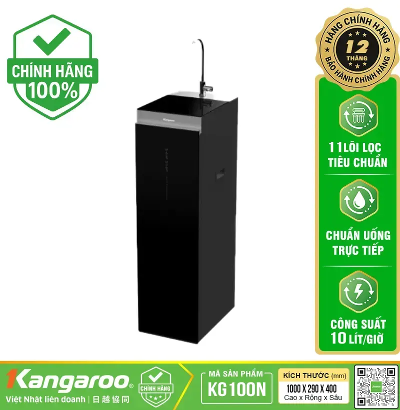 Máy lọc nước Kangaroo KG100N - 11 Lõi - Mẫu Mới 2026