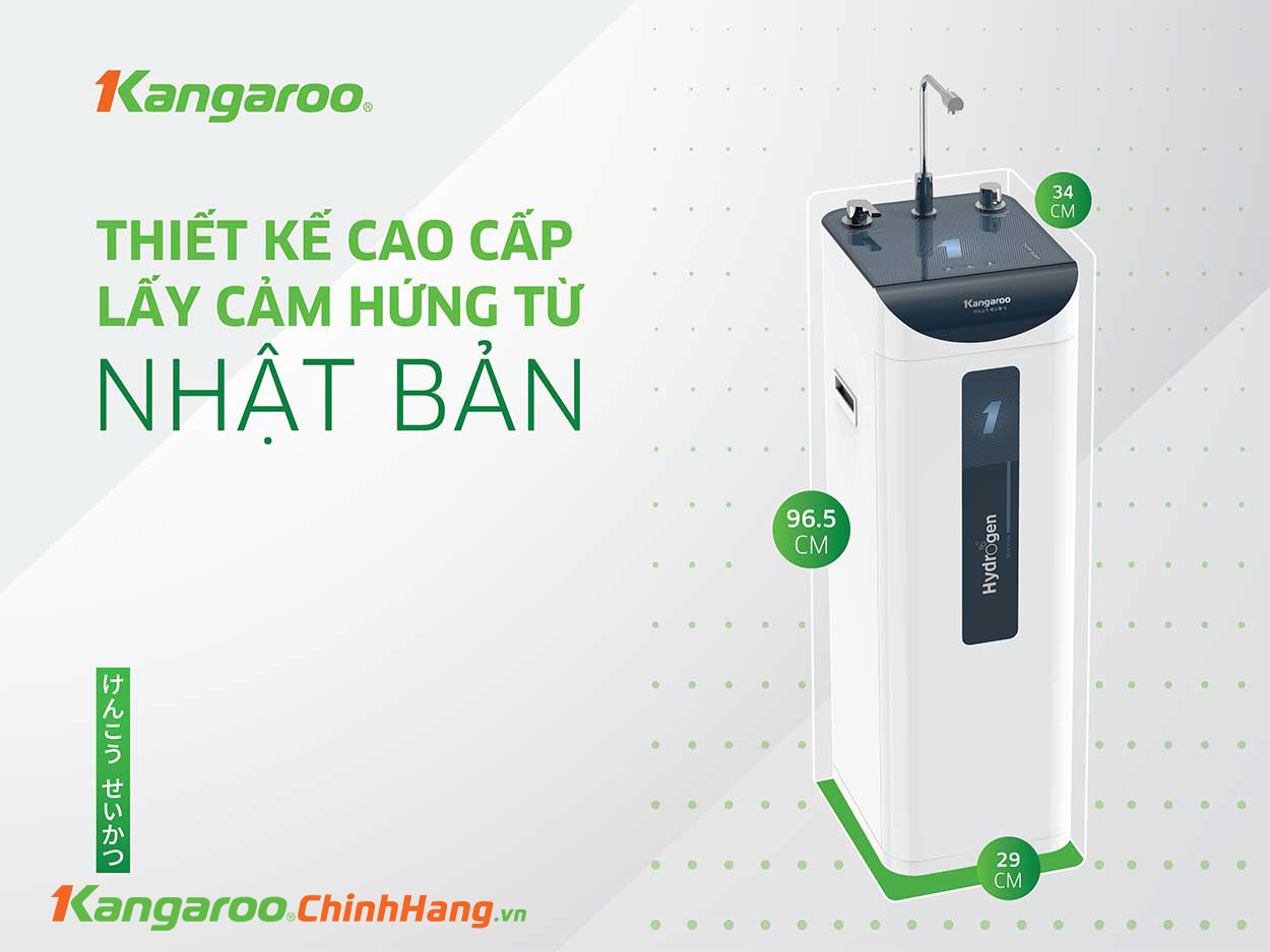 Máy lọc nước Kangaroo Hydrogen nóng lạnh KG10A9SG