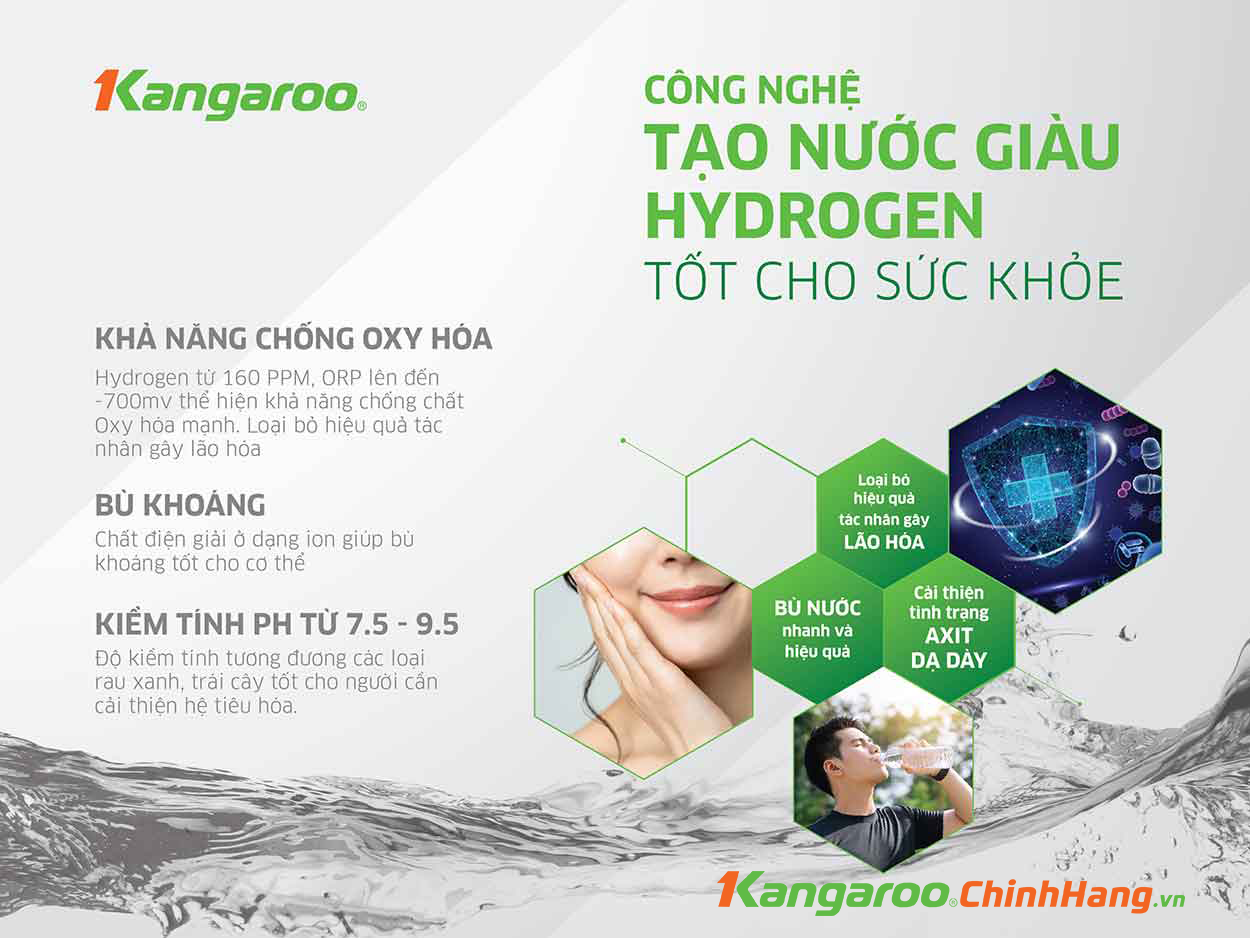 Máy lọc nước nóng lạnh Kangaroo KG10A9SG