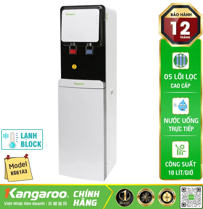 Cây nước nóng lạnh Kangaroo KG61A3