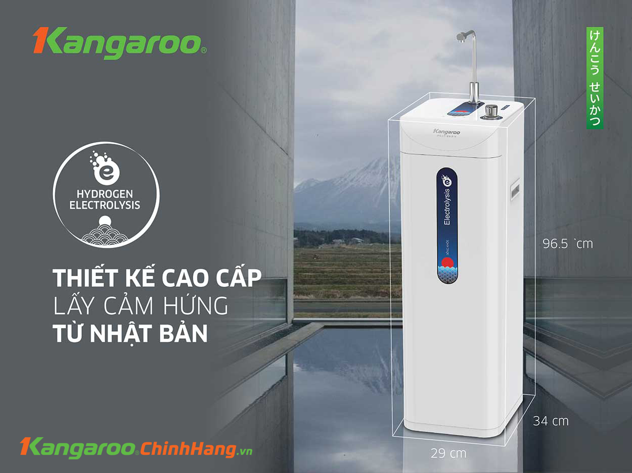 Máy lọc nước Kangaroo Hydrogen ion kiềm KG10A8ESG