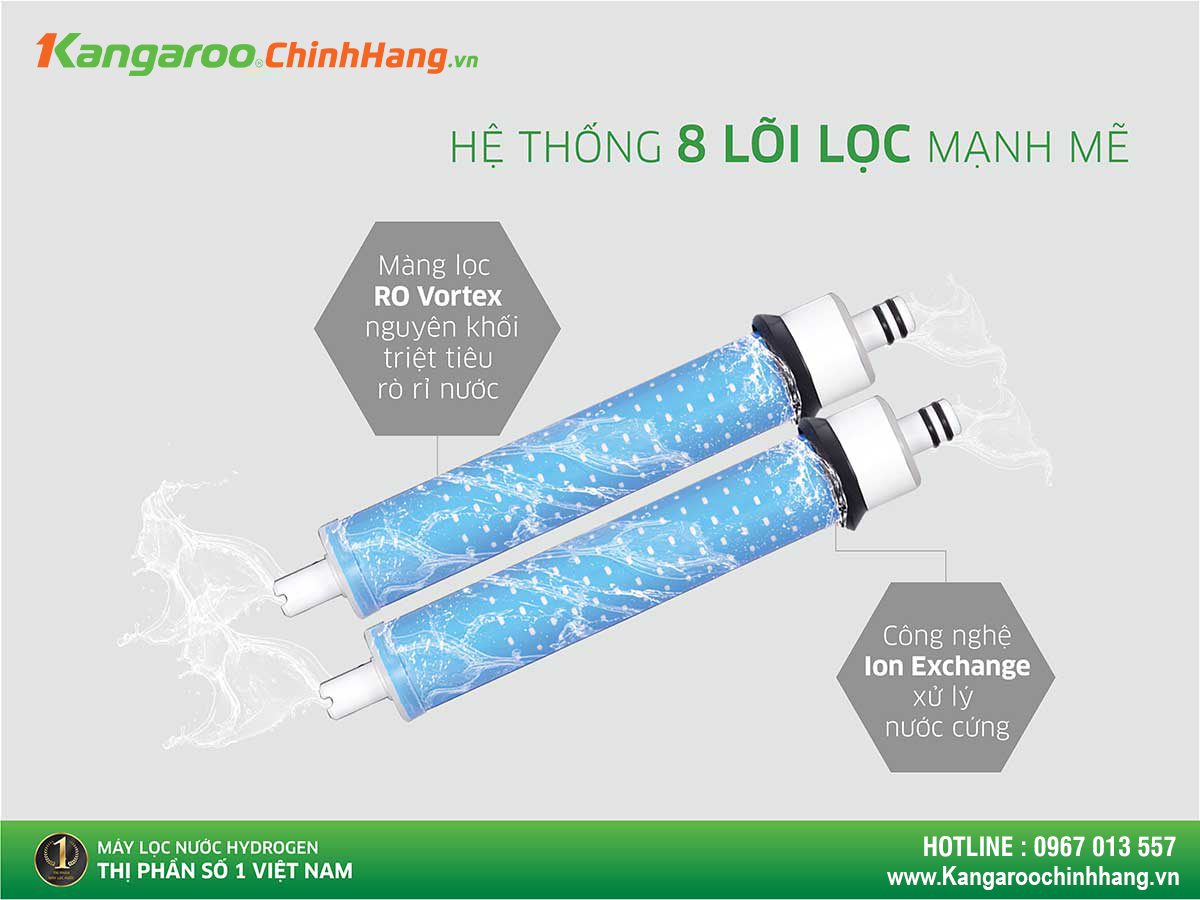 Máy lọc nước Kangaroo Hydrogen KG100HD2