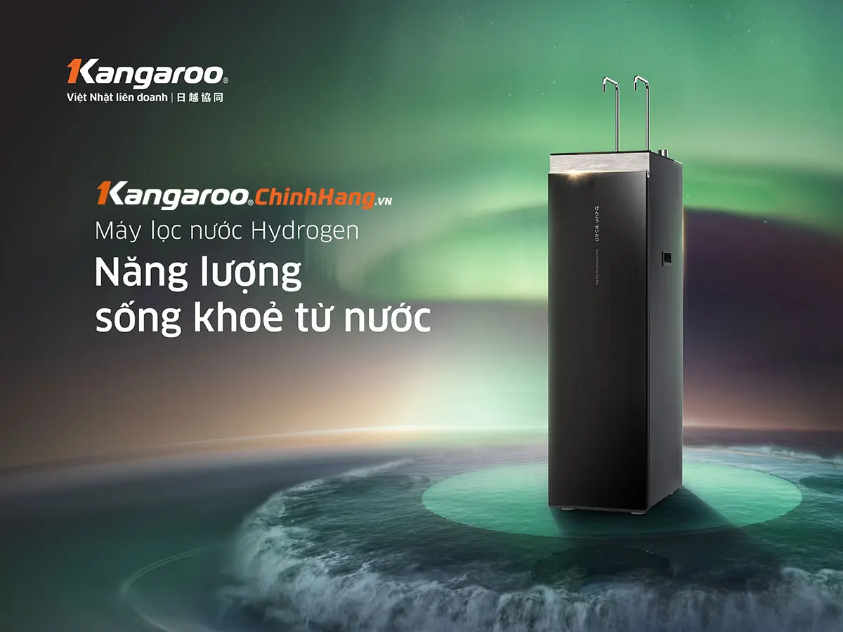 Máy lọc nước Kangaroo Hydrogen nóng lạnh KG11A16