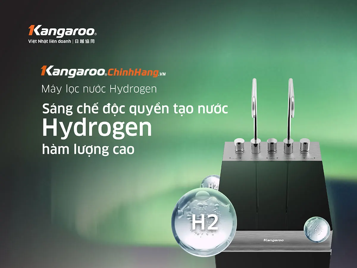 Máy lọc nước Kangaroo Hydrogen nóng lạnh KG11A16