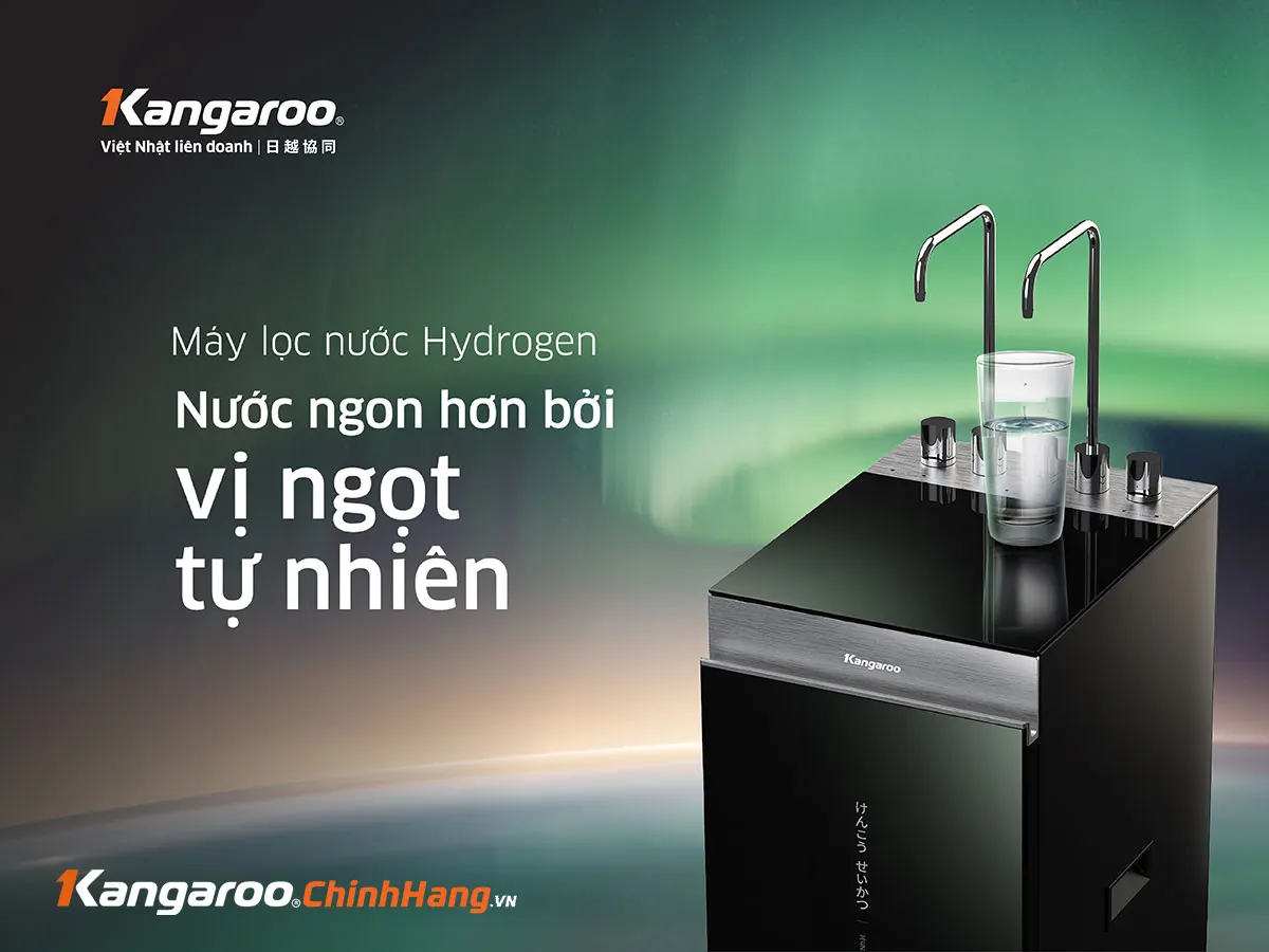 Máy lọc nước Kangaroo Hydrogen nóng lạnh KG11A18