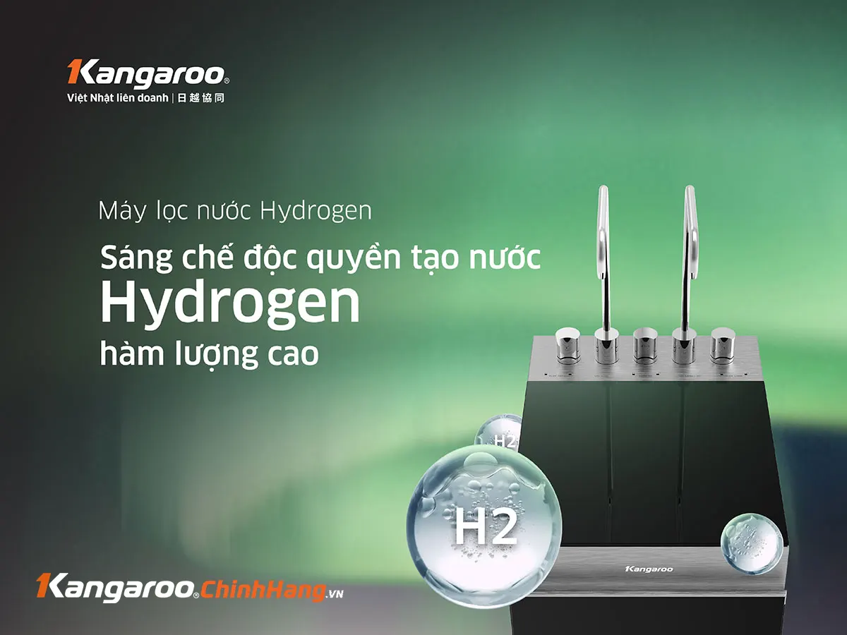Máy lọc nước Kangaroo Hydrogen nóng lạnh KG11A18