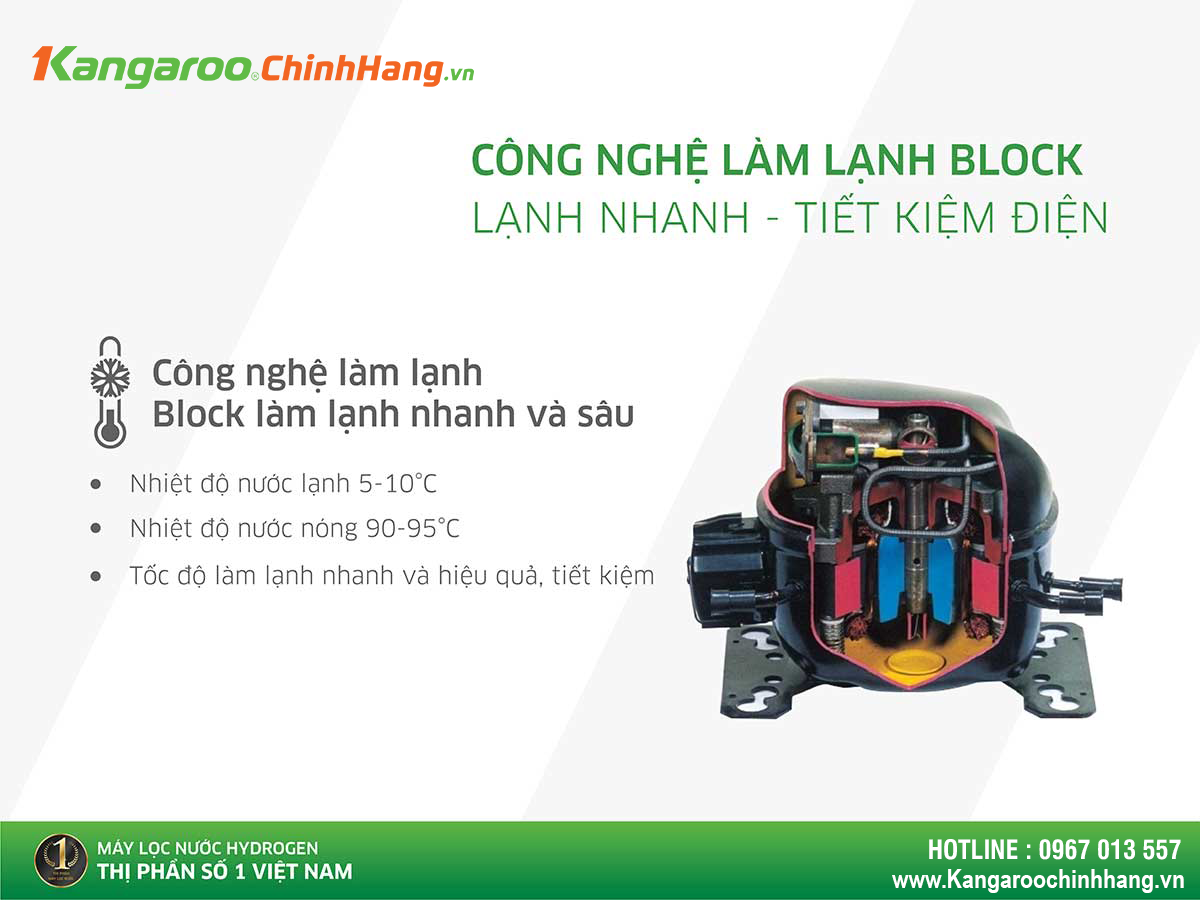 Máy lọc nước Kangaroo Hydrogen Infinity KG10A9I