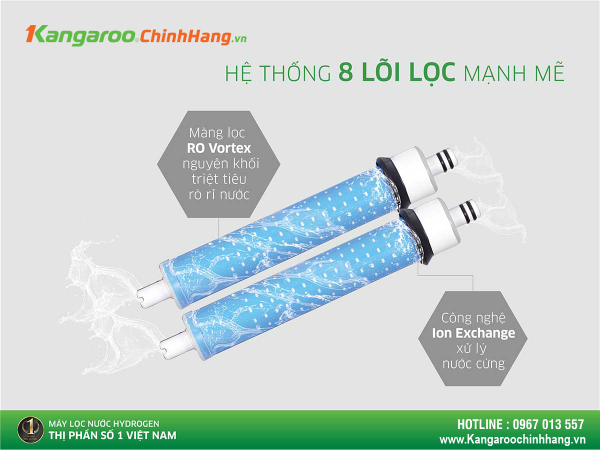 Máy lọc nước Kangaroo Hydrogen Infinity KG10A9I