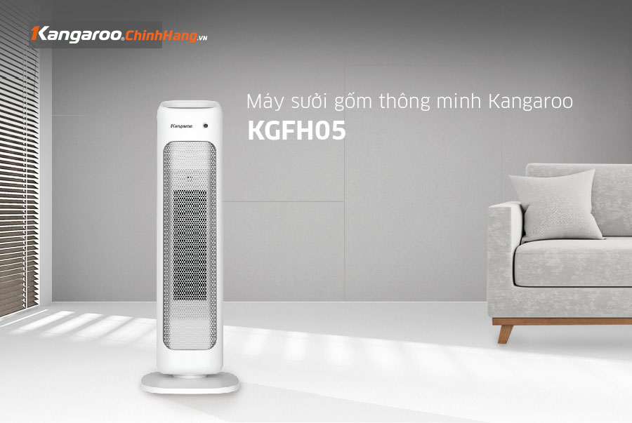 Máy sưởi gốm ceramic Kangaroo KGFH05
