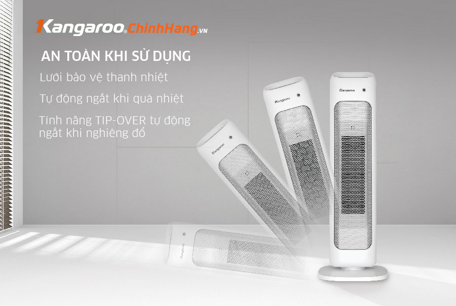 Máy sưởi gốm ceramic Kangaroo KGFH05
