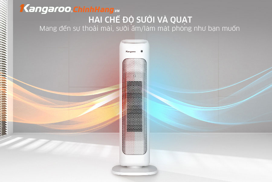 Máy sưởi gốm ceramic Kangaroo KGFH05