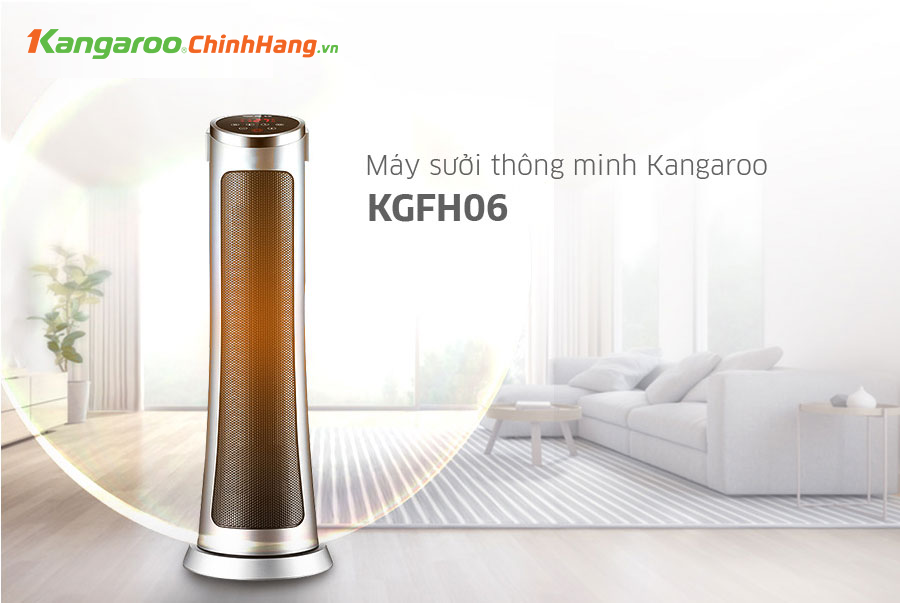 Máy sưởi gốm ceramic Kangaroo KGFH06