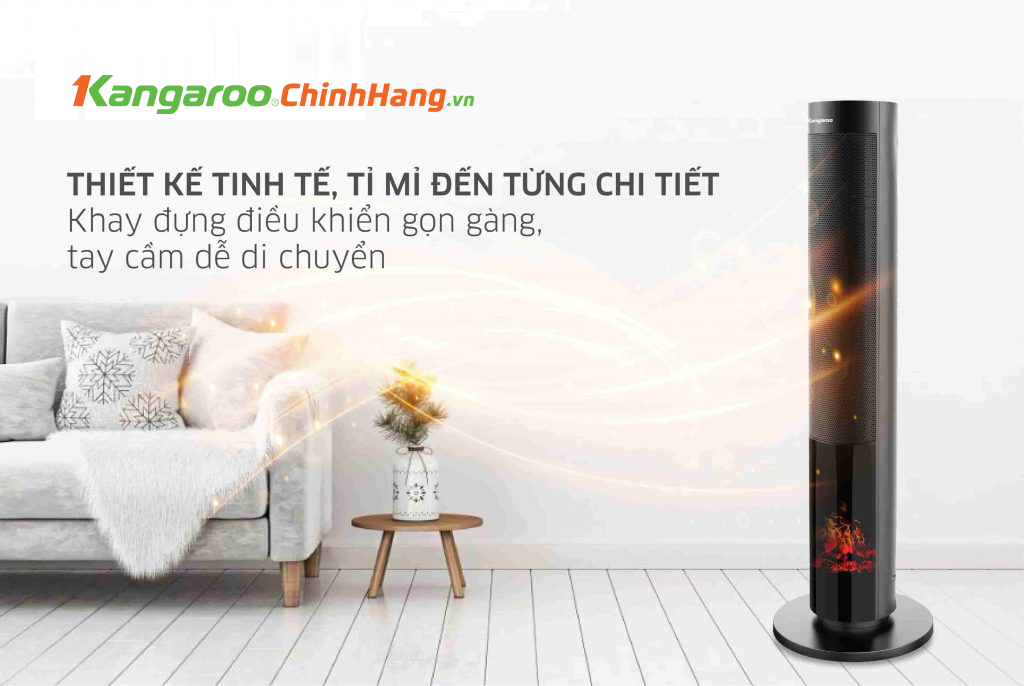 Máy sưởi gốm ceramic Kangaroo KGFH08