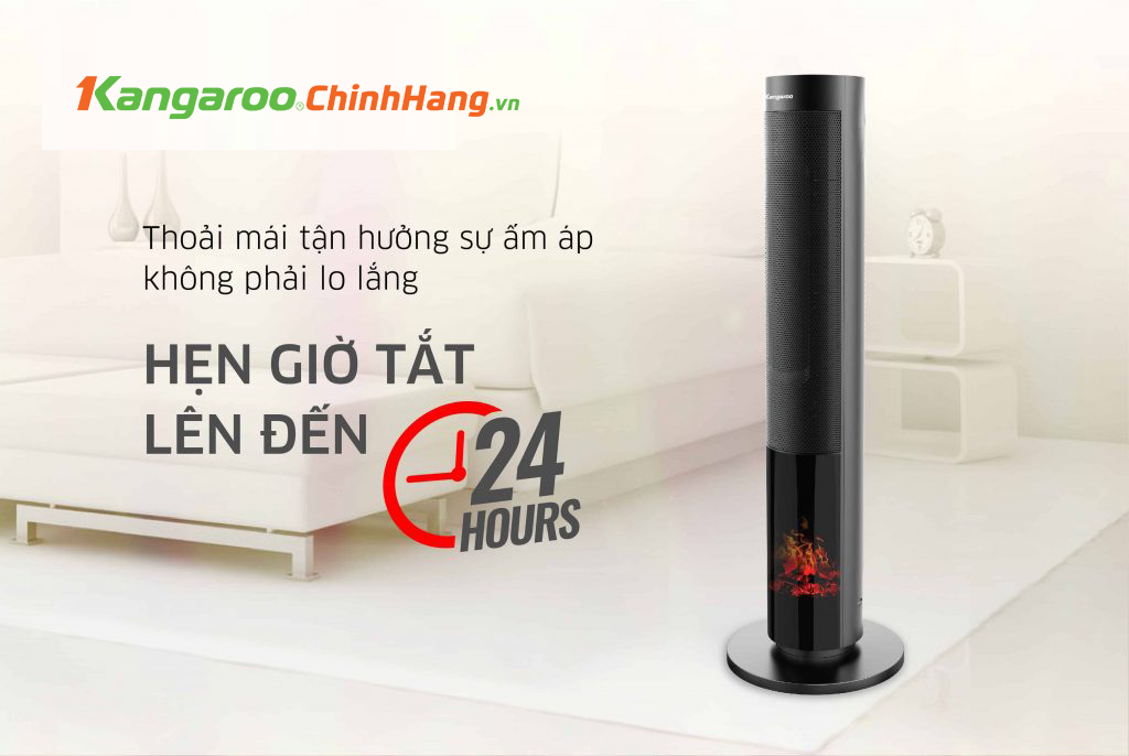 Máy sưởi gốm ceramic Kangaroo KGFH08