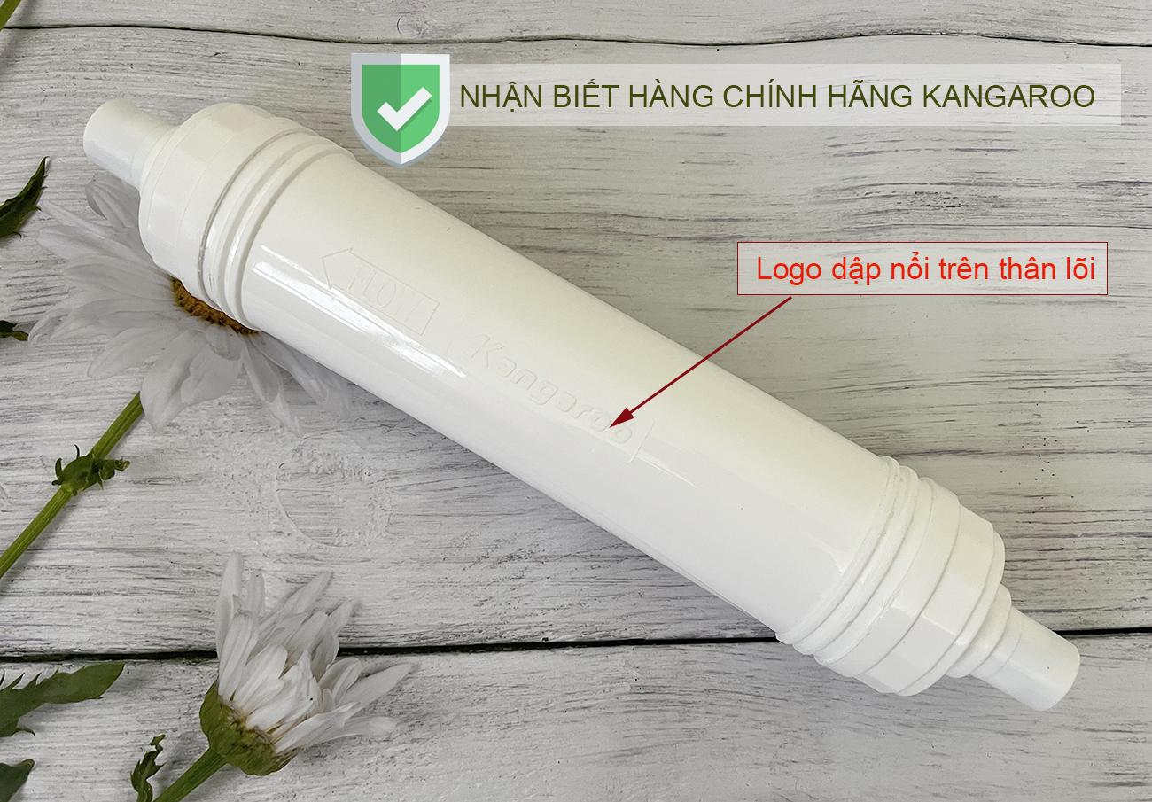 Nhận biết lõi lọc nước Kangaroo chính hãng