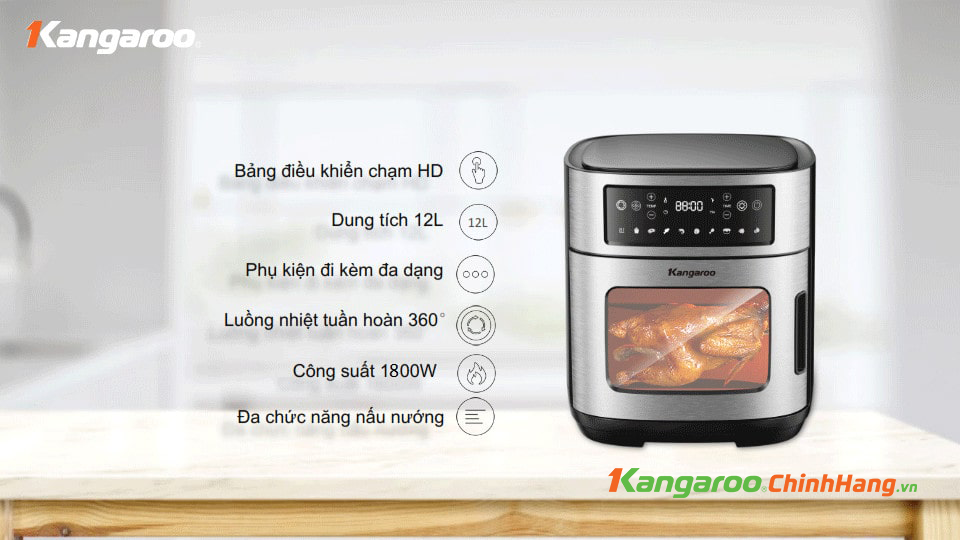 Nồi chiên không dầu Kangaroo KG12AF1A
