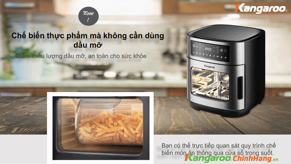 Nồi chiên không dầu Kangaroo KG12AF1A