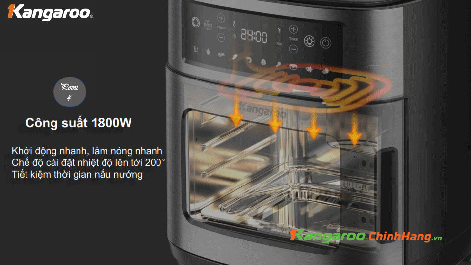 Nồi chiên không dầu Kangaroo KG12AF1A