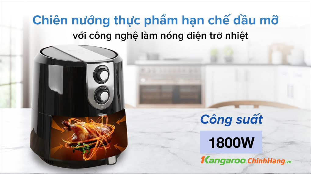 Nồi chiên không dầu Kangaroo KG55AF1
