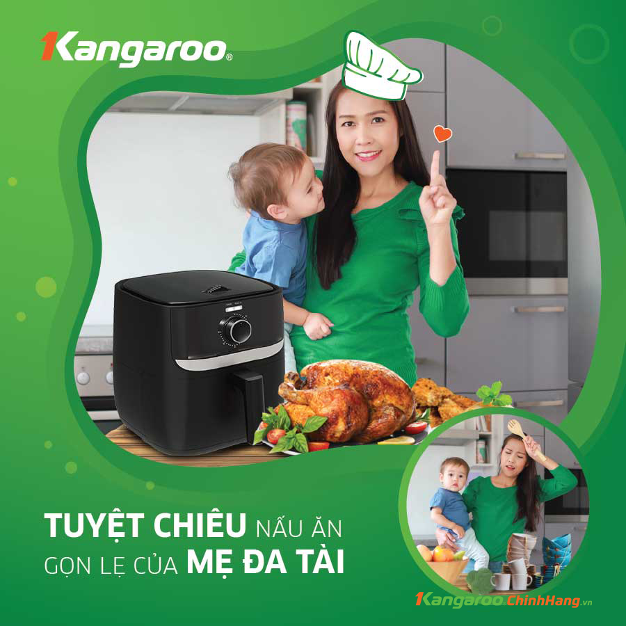 Nồi chiên không dầu kangaroo KG6AF1
