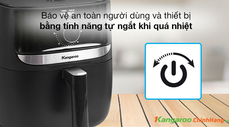 Nồi chiên không dầu kangaroo KG6AF1