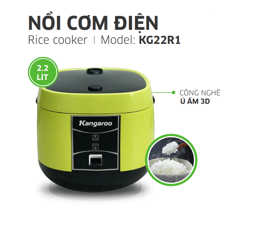 Nồi cơm điện Kangaroo KG22R1
