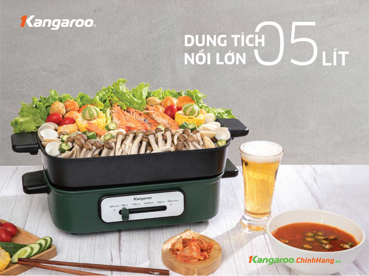 Lẩu nướng đa năng Kangaroo KG5EGH