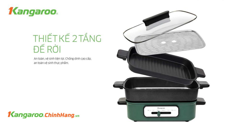 Lẩu nướng đa năng Kangaroo KG5EGH