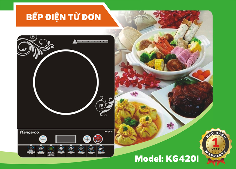 Bếp điện từ đơn Kangaroo KG420i