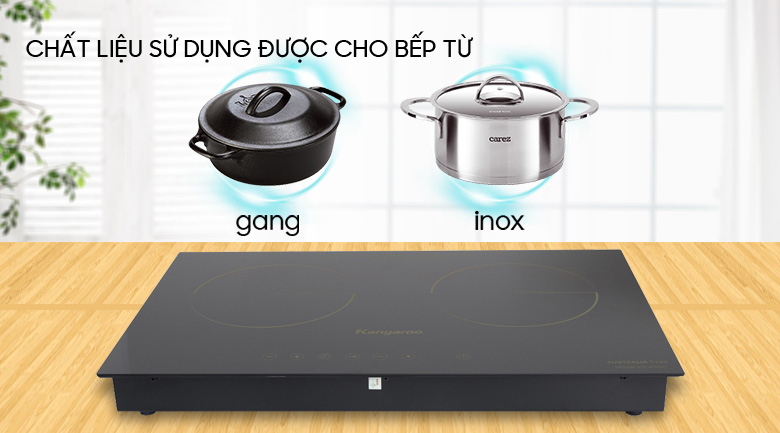 Bếp đôi điện từ hồng ngoại Kangaroo KG499N