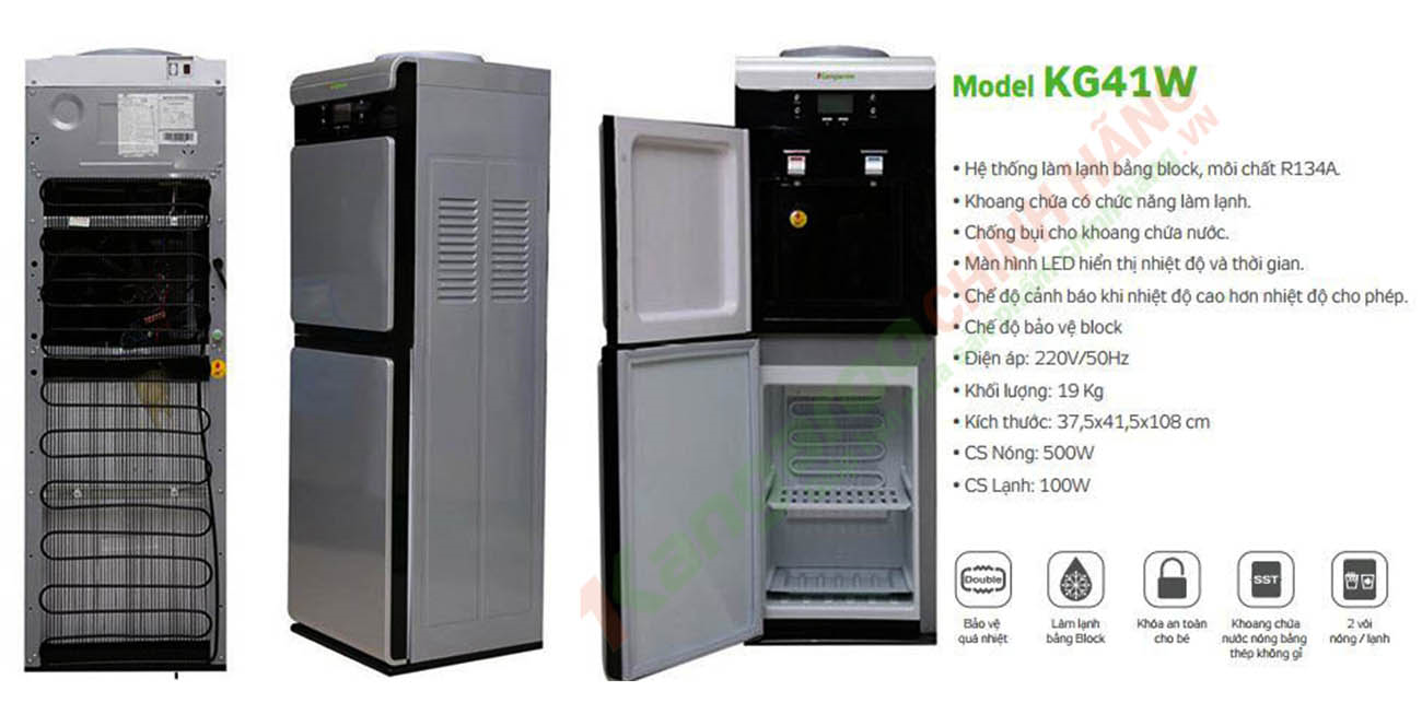 Cây nước nóng lạnh Kangaroo KG41W