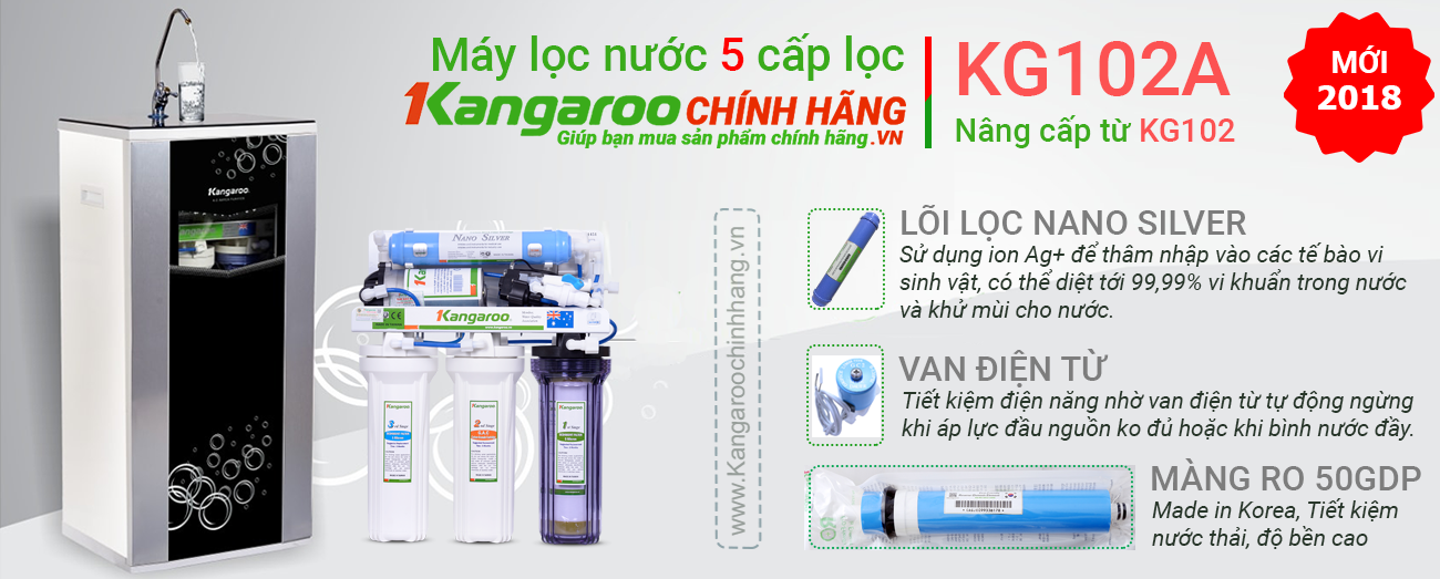 Máy lọc nước kangaroo KG102A