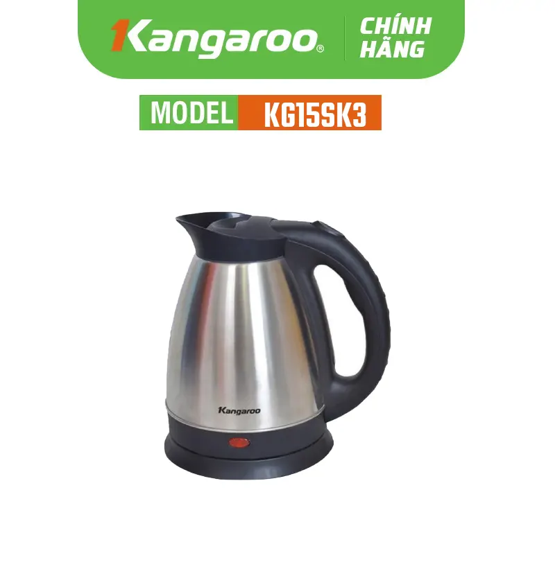 Bình đun nước siêu tốc Inox KG15SK3