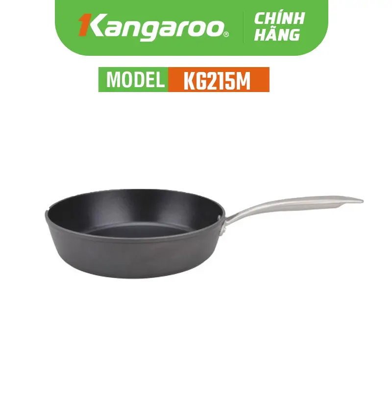 Chảo nhôm chống dính đáy từ Kangaroo KG215M