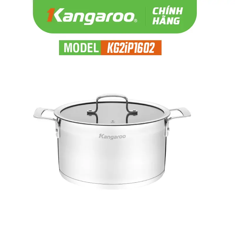 Nồi inox cao cấp Kangaroo KG2IP1602